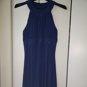 Navy blue cocktail dress